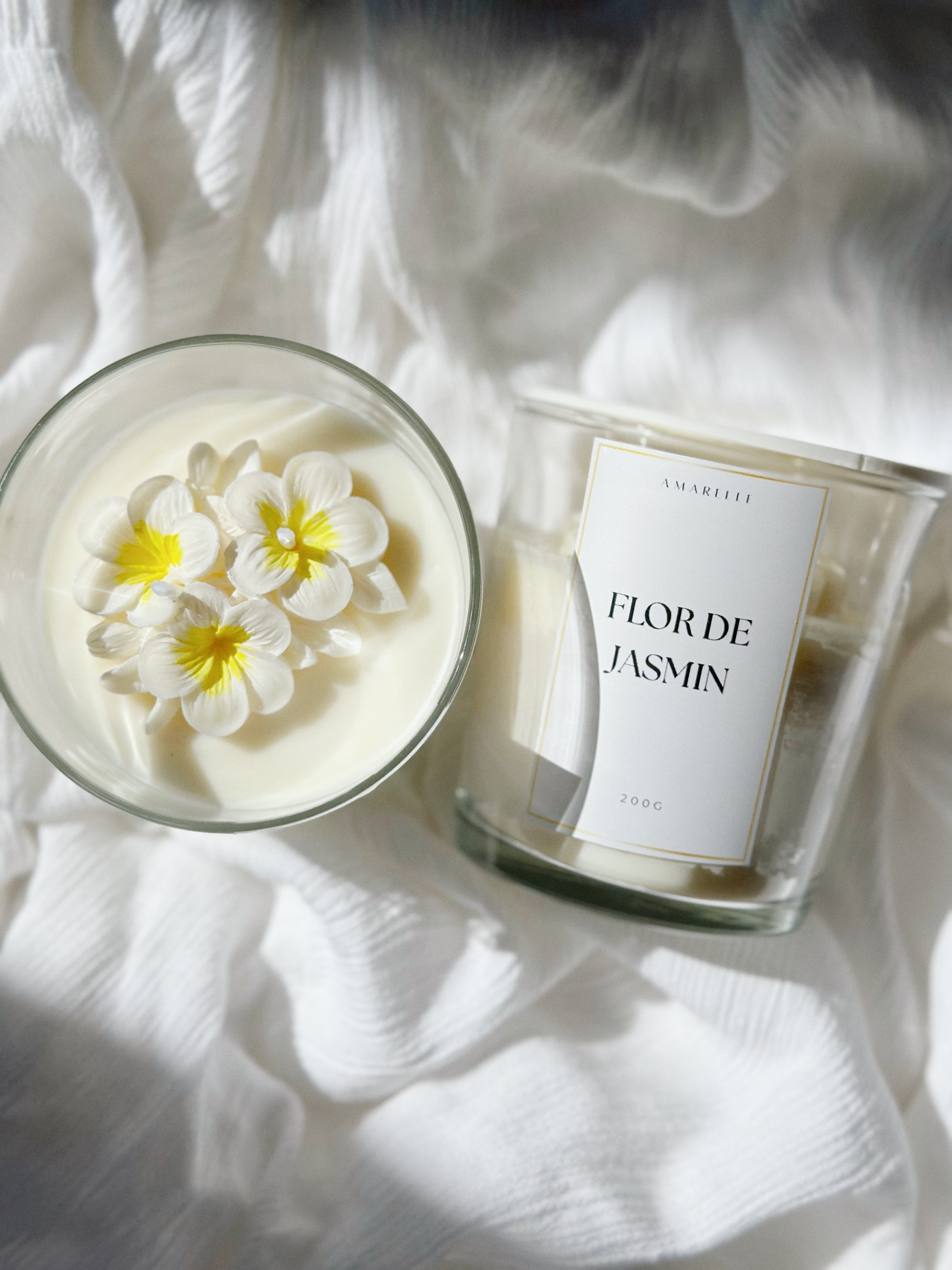 Vela Aromatica Flor de Jasmin