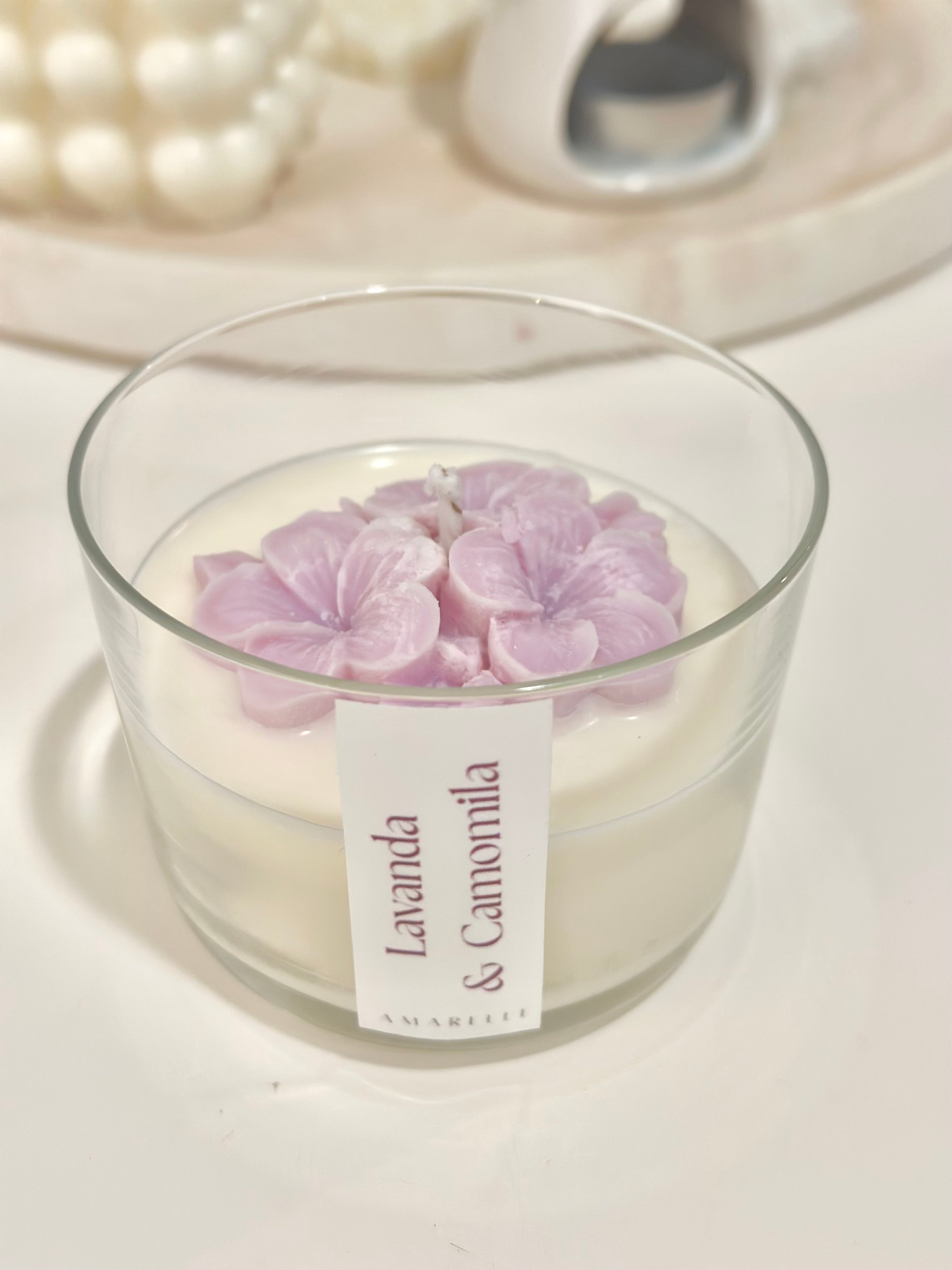 Vela Lavanda e Camomila